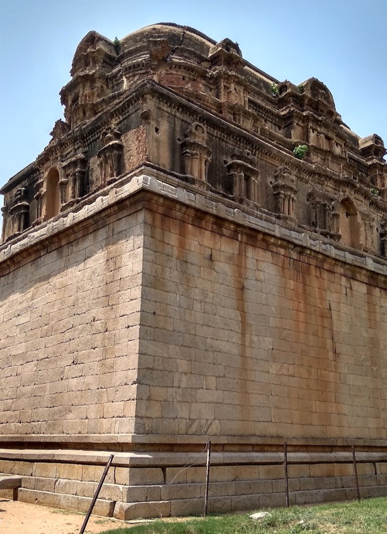 Back view of the tallest and widest Anantasayana sanctum