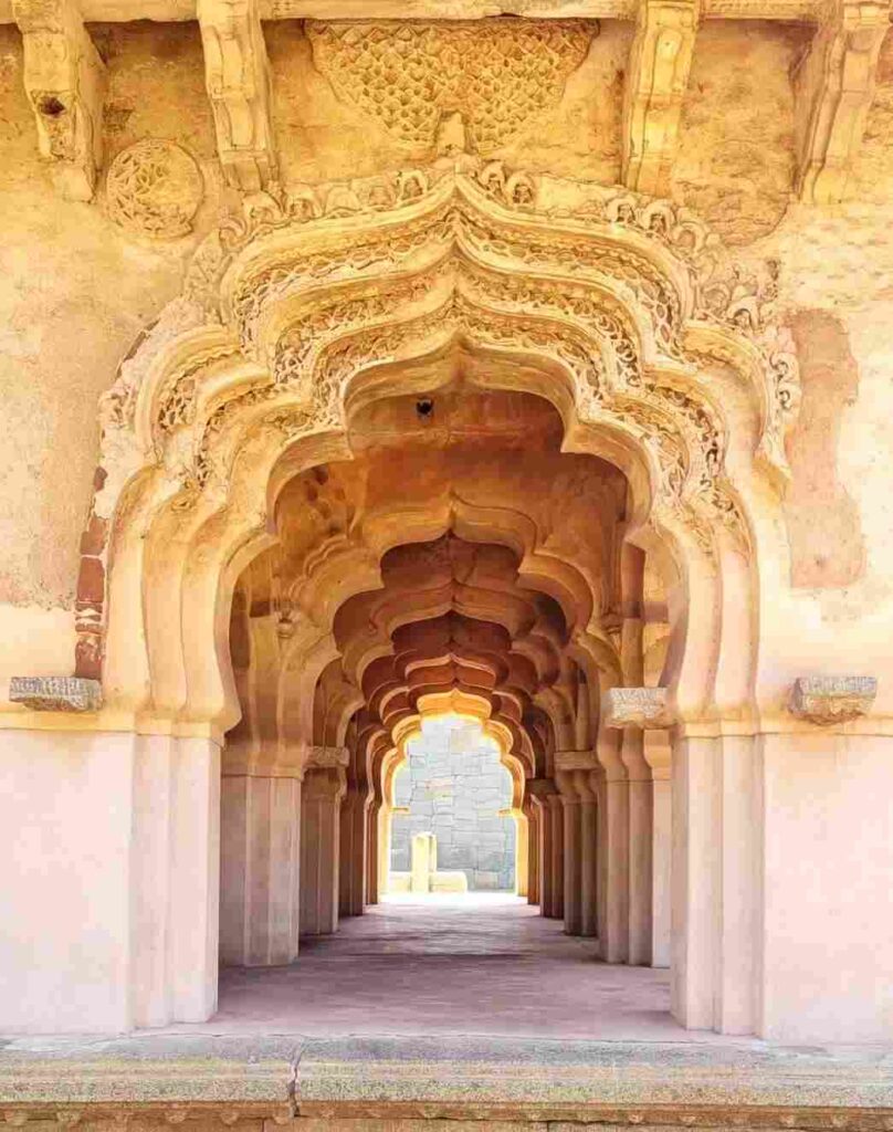 Inside View of Lotus Mahal