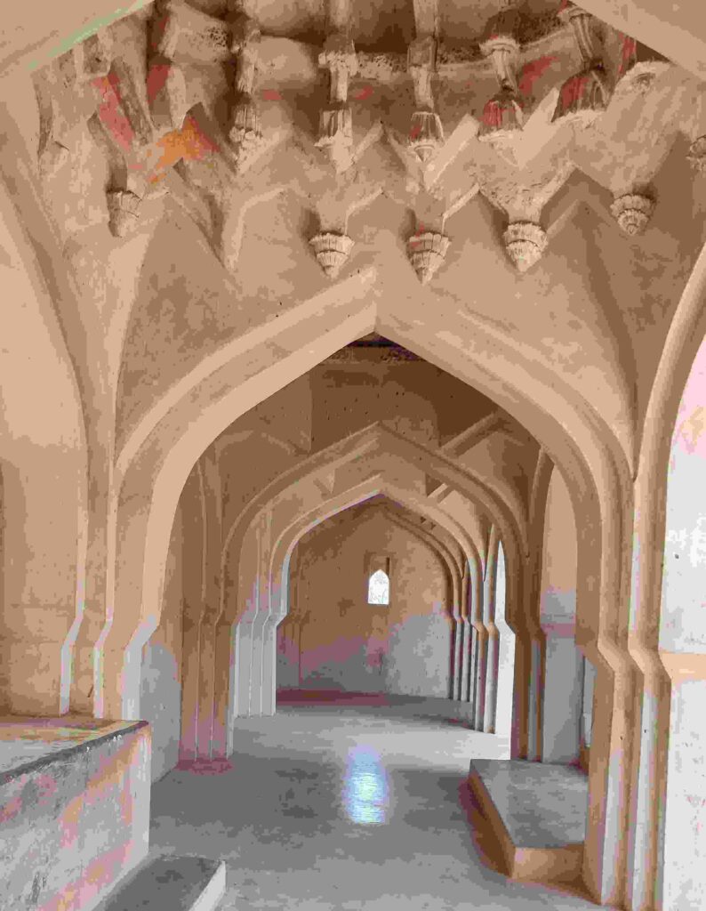 Inside view of the Queen's Bath