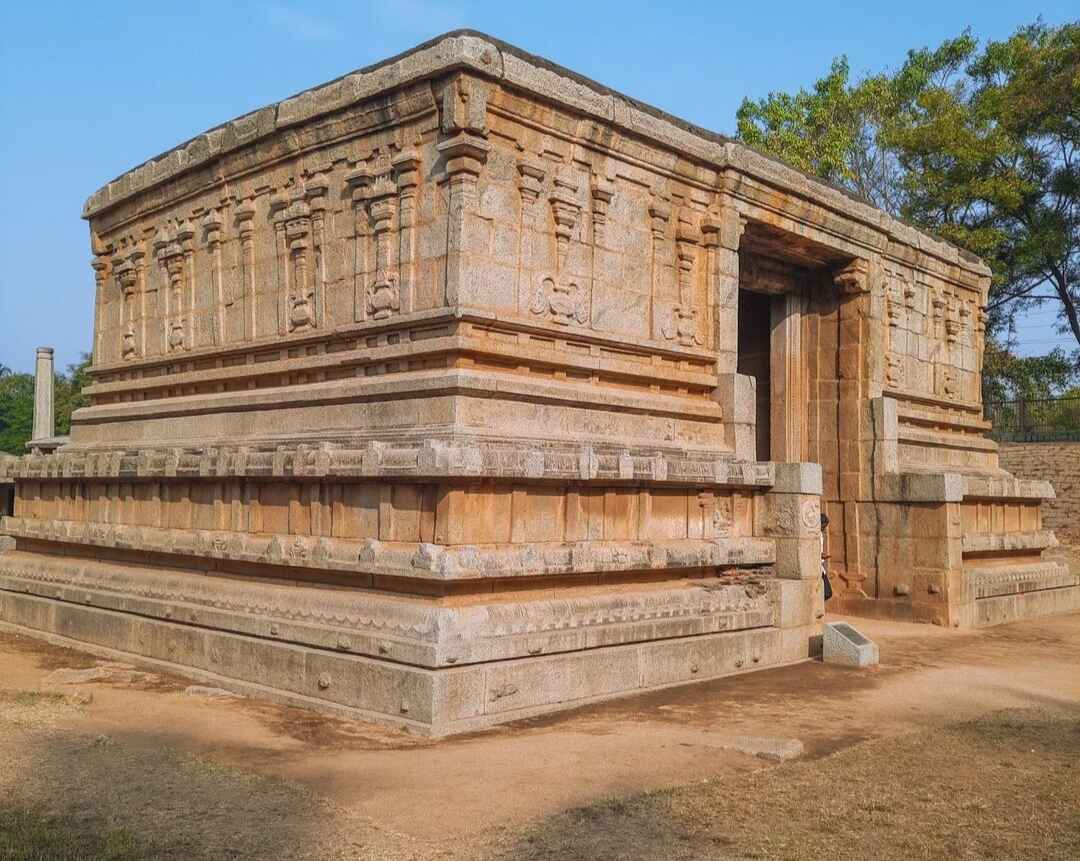 Main Entrance Tower with Flat Roof at the Underground Shiva Temple