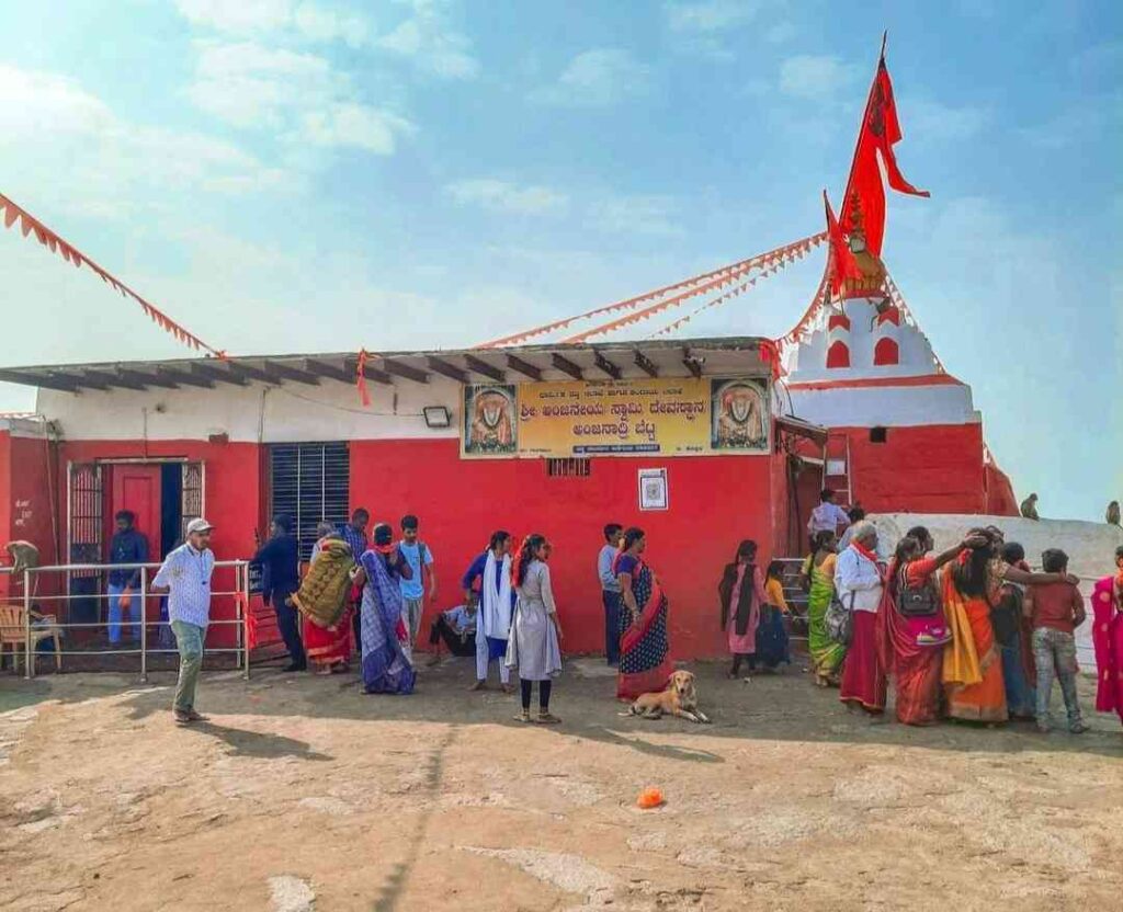 North view of Hanuman Temple, Anjanadri Hill
