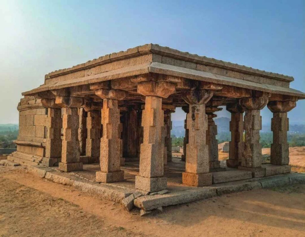 Small temple located at sunset point on Hemakuta Hill