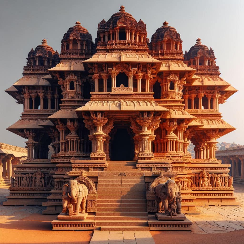 Sri Krishnadevaraya's Palace (AI-generated image)