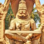 Statue of Lashmi Narasimha in Hampi