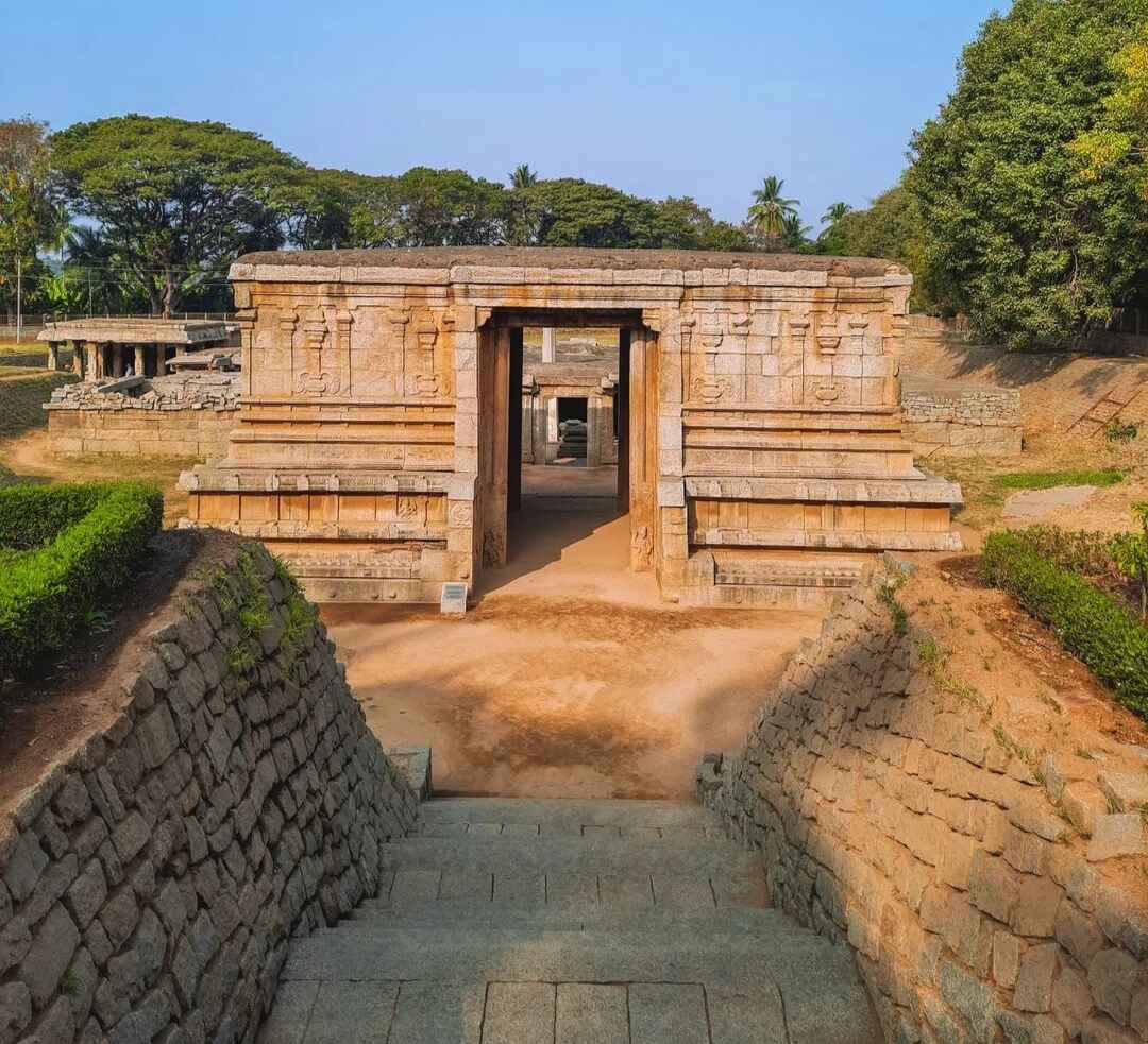 The main entrance tower of the Underground Shiva Temple