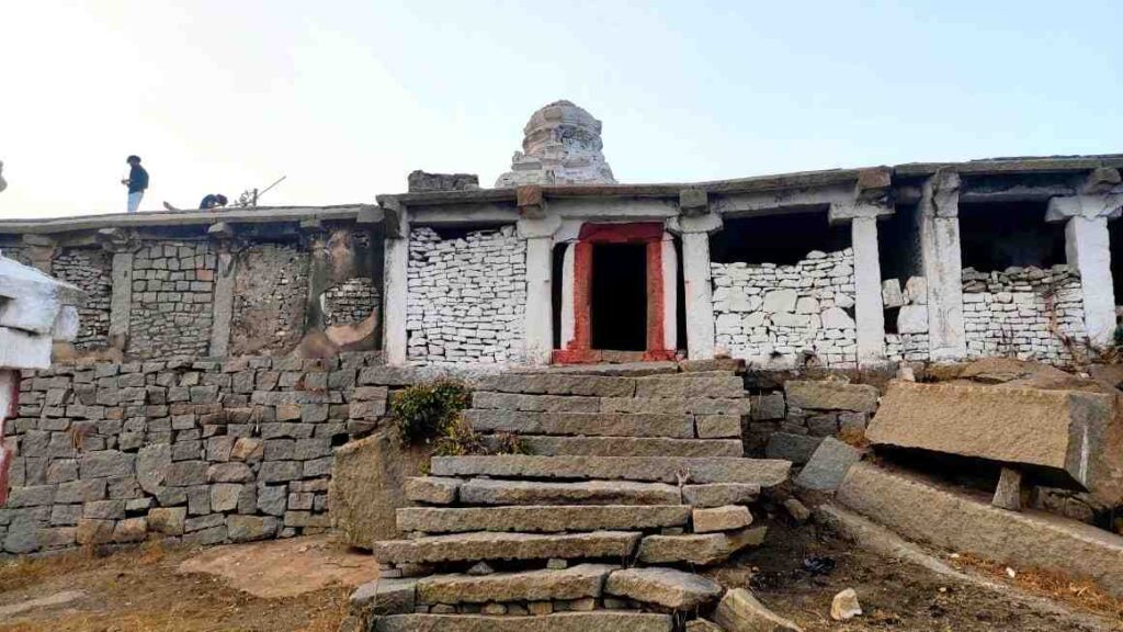 Veerabhadra Temple located at the top of Matanga Hill