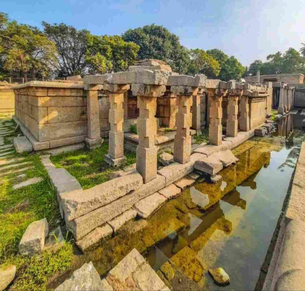 View of the Underground Shiva Temple from the southwest