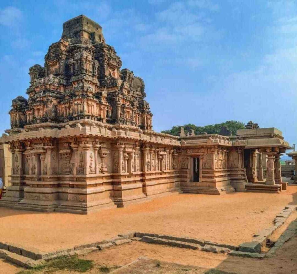 View of the Hazara Rama temple from the southwest