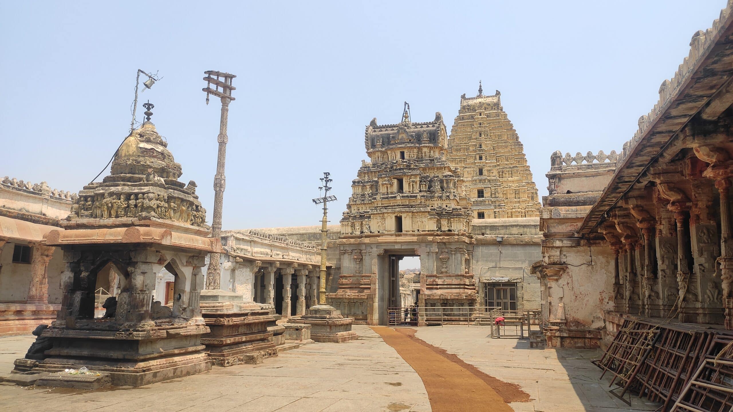 Virupaksha Temple Inside View