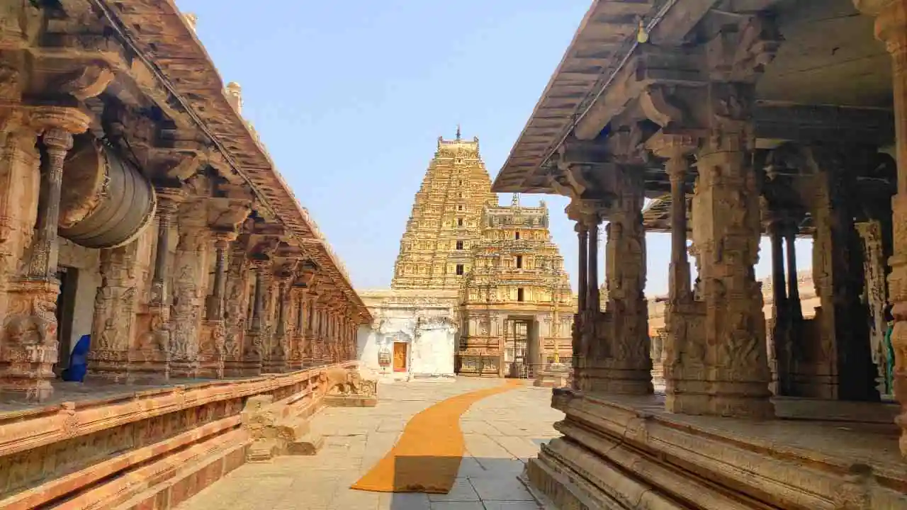 Inside View of the Virupaksha Temple